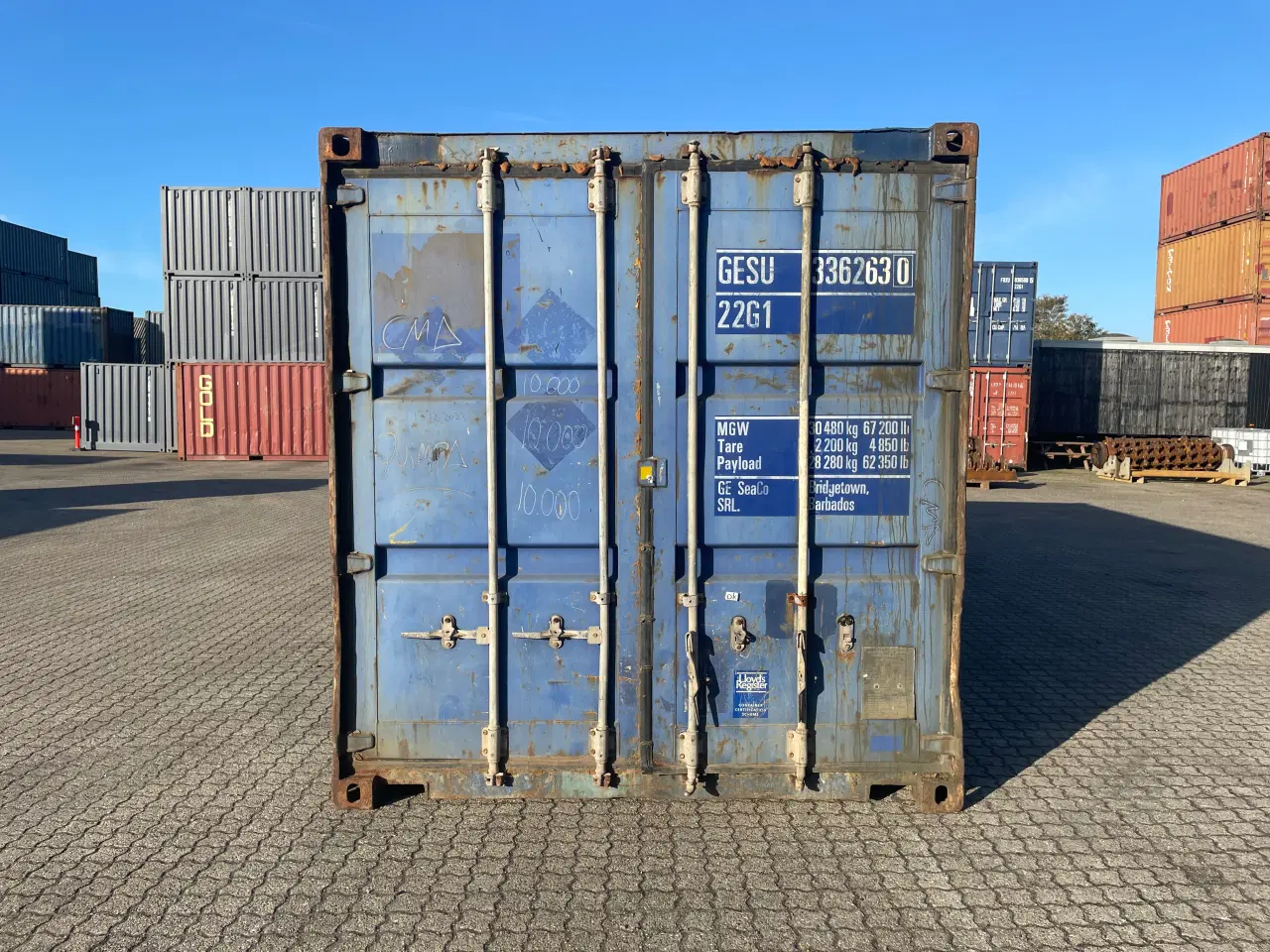 Billede 1 - 20 fods Container- ID: GESU 336563-0