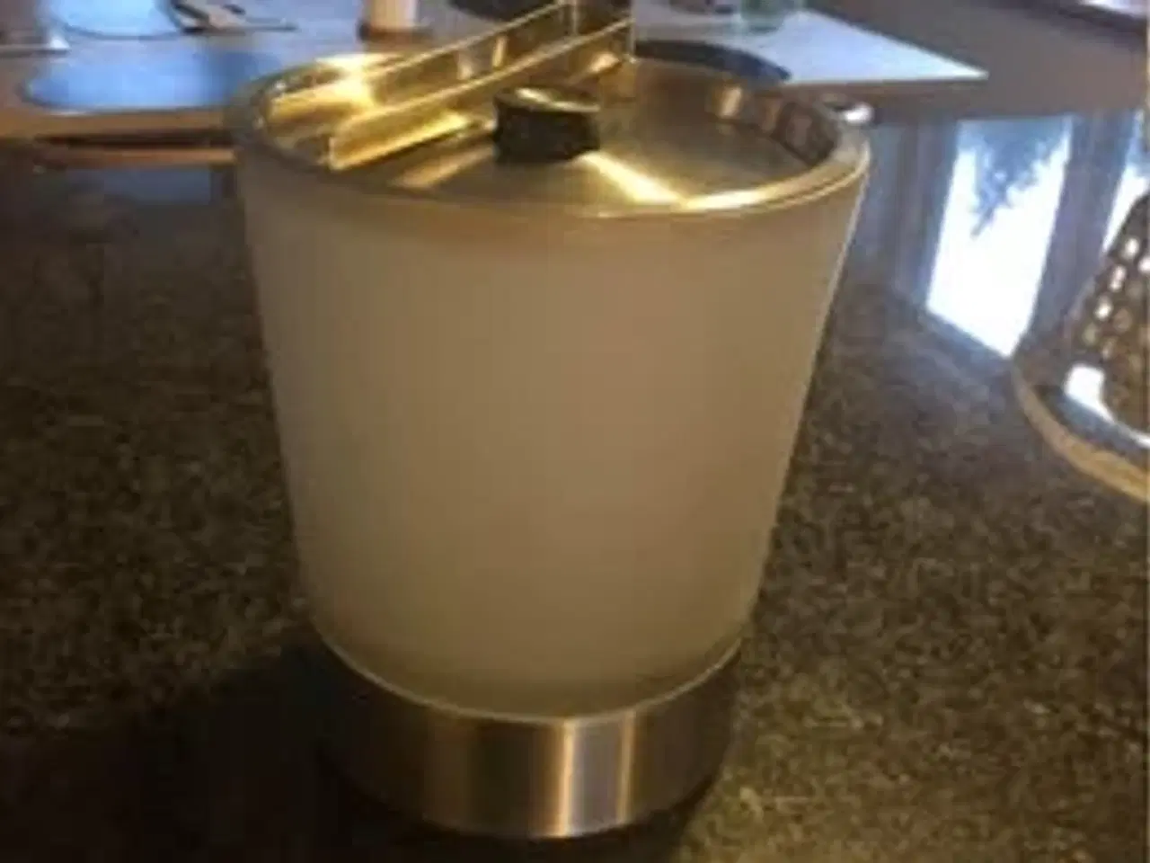 Billede 1 - Menu isspand med tang