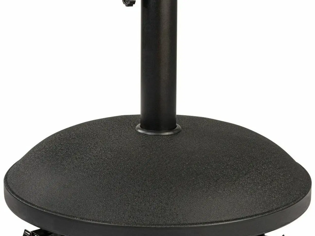 Billede 1 - Aktive parasolfod med hjul - sort 25 kg, Ø 50 cm