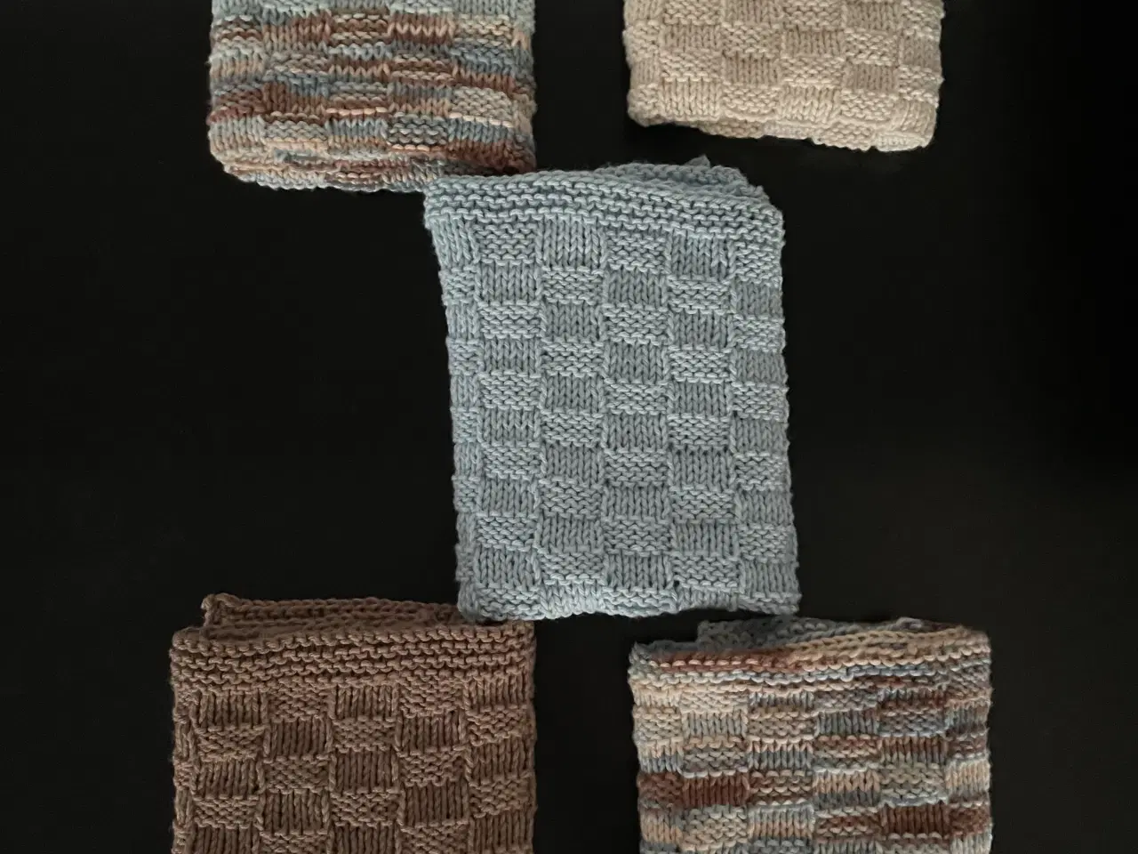 Billede 1 - Karklude / vaskeklude hjemme strikkede