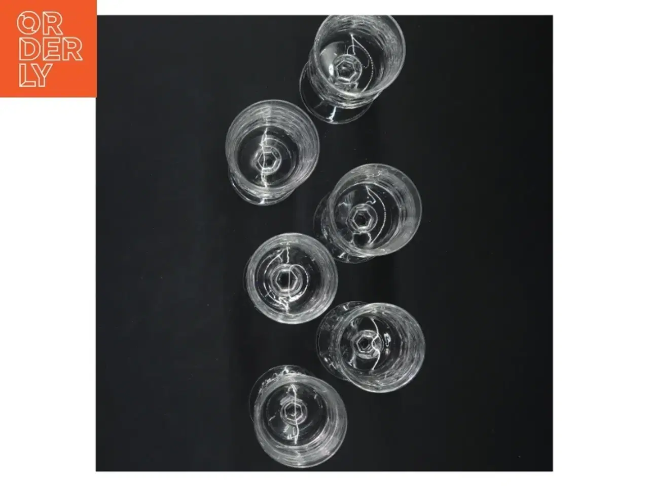 Billede 2 - Kristalvinglas, sæt af 6 (str. 13,5x6 cm)