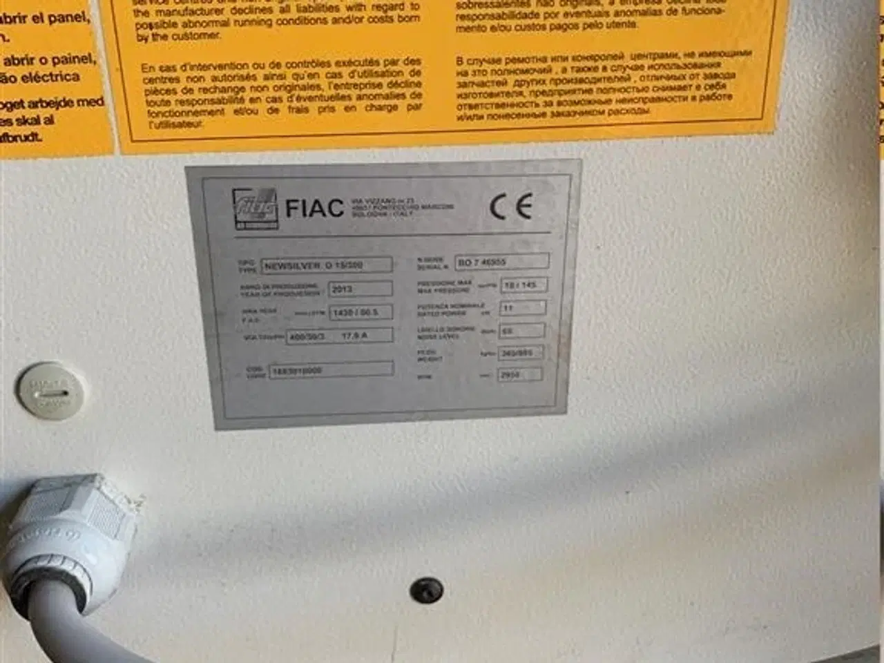 Billede 5 - Fiac New Silver D 15/300 med kølelufttørrer