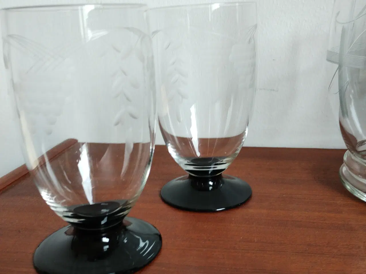 Billede 3 - Holmegaard kande med glas
