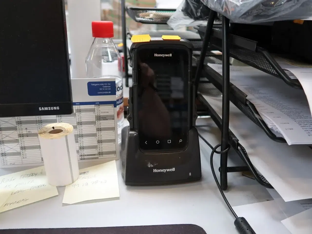 Billede 2 - Håndholdscanner HONEYWELL med ladestation