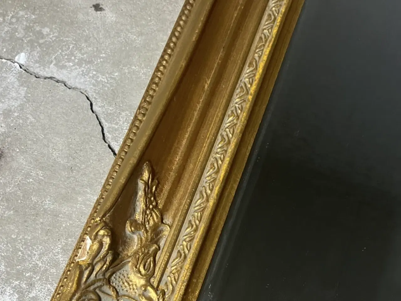 Billede 4 - Stort facetslebet spejl i flot ramme 