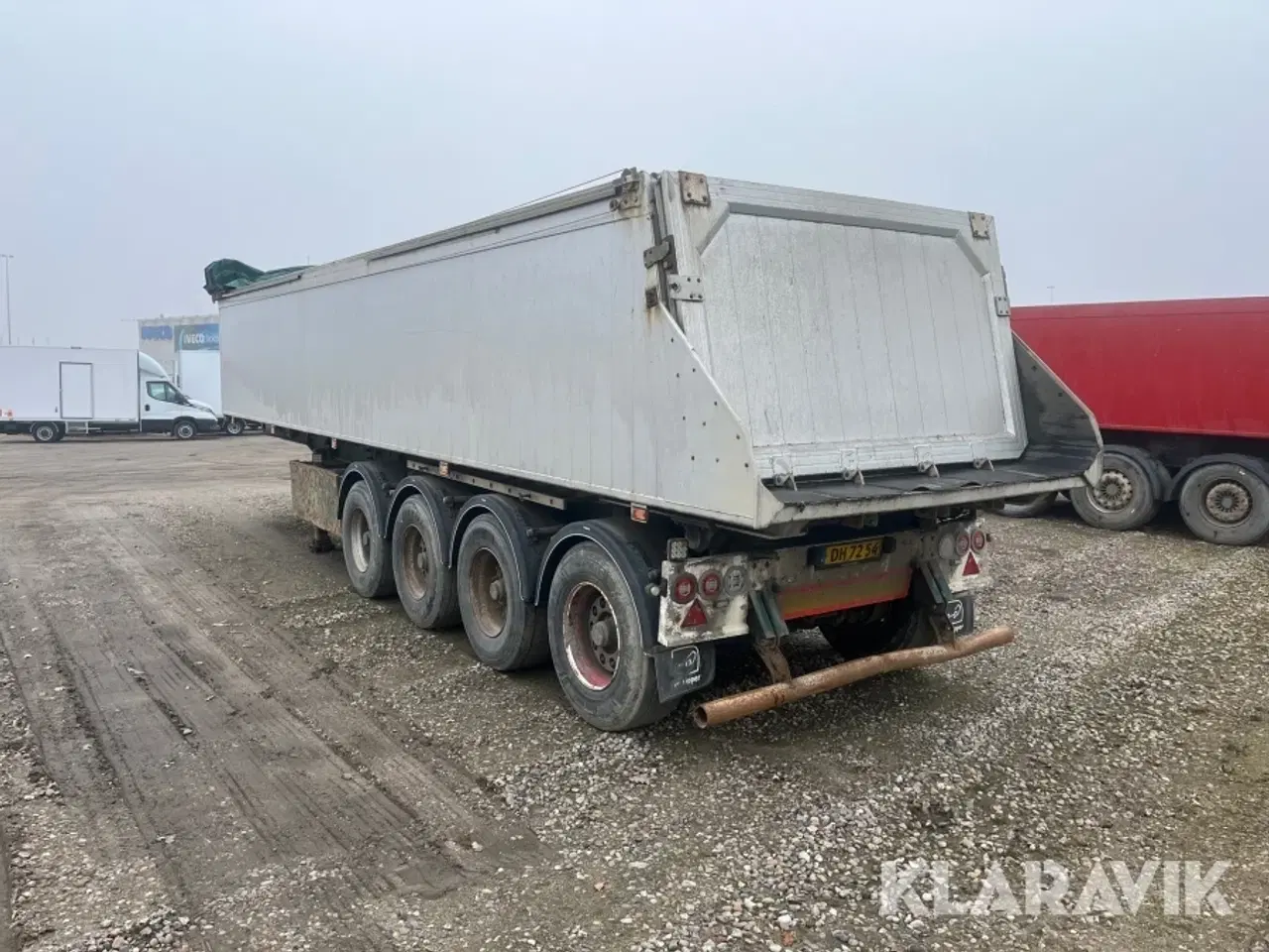 Billede 4 - Tip trailer HK Tipper S48B 4 akslet
