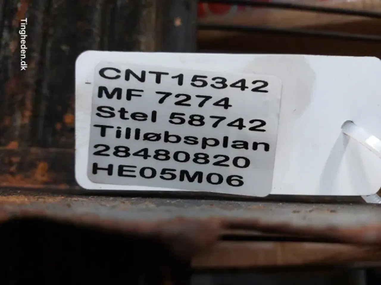 Billede 16 - Massey Ferguson 7274 Tilløbsplan 28480820