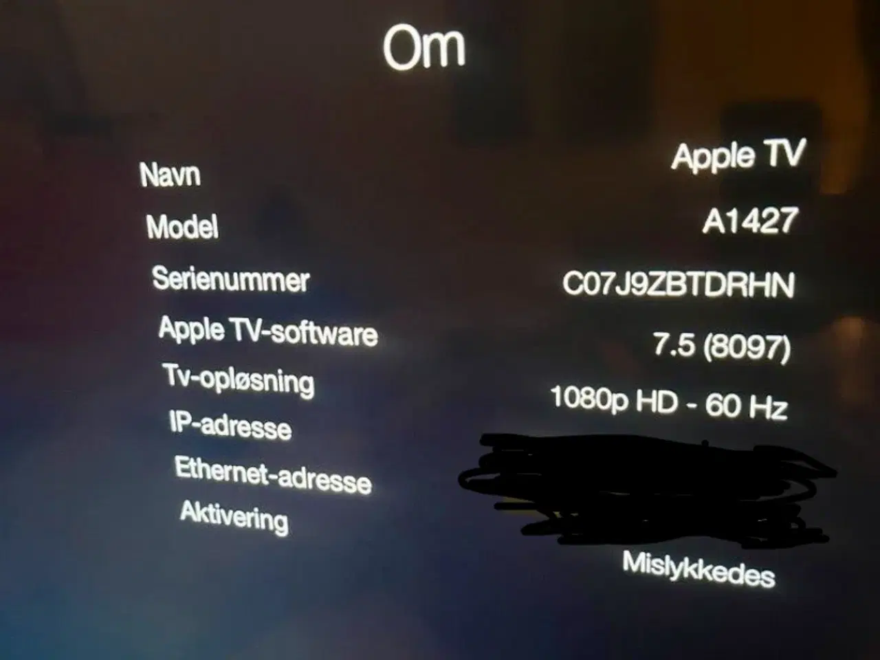 Billede 4 - Apple TV model: A1427