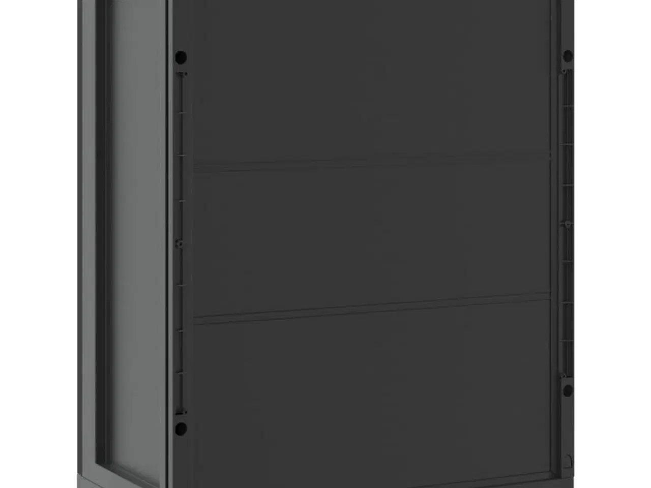 Billede 6 - Haveskab 65x37x85 cm PP sort