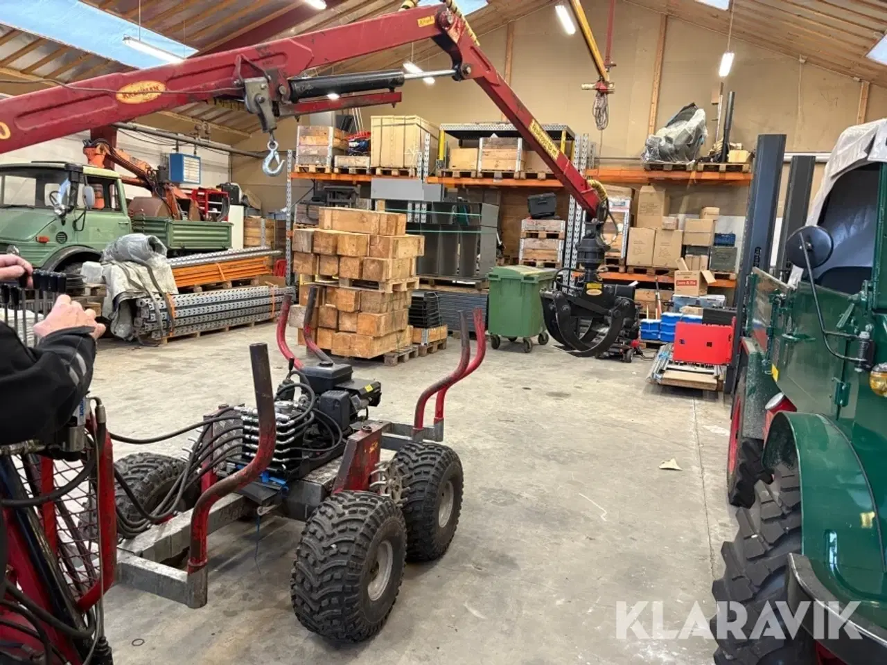 Billede 3 - Atv skovvogn Kranman T1800