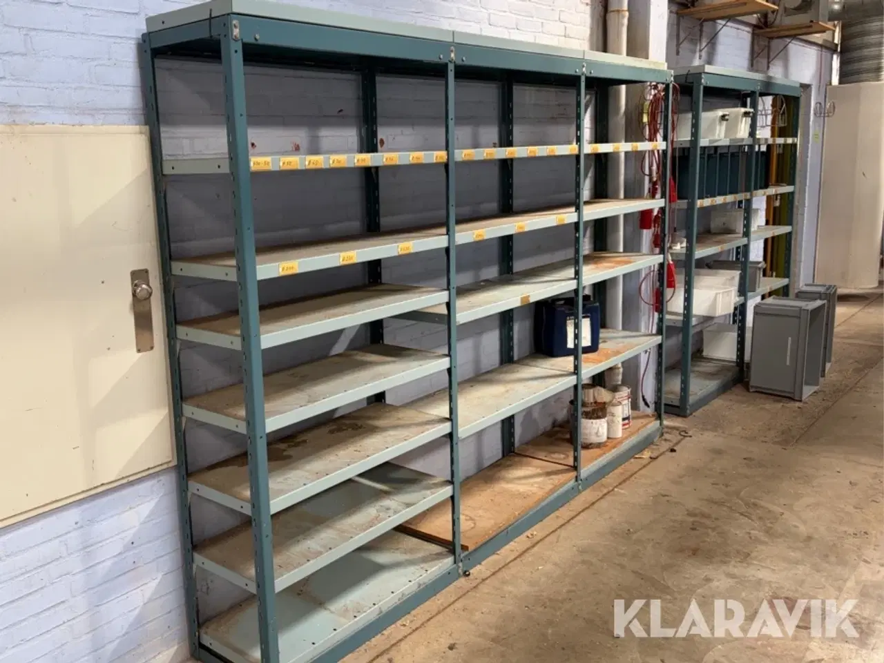 Billede 1 - Stål reoler - 14 sektioner