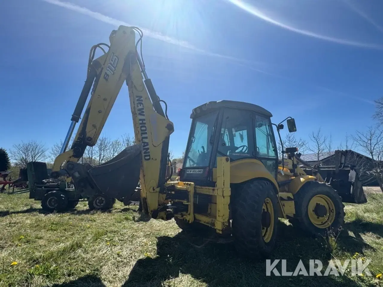 Billede 3 - Rendegraver New Holland B 115 - 4PS