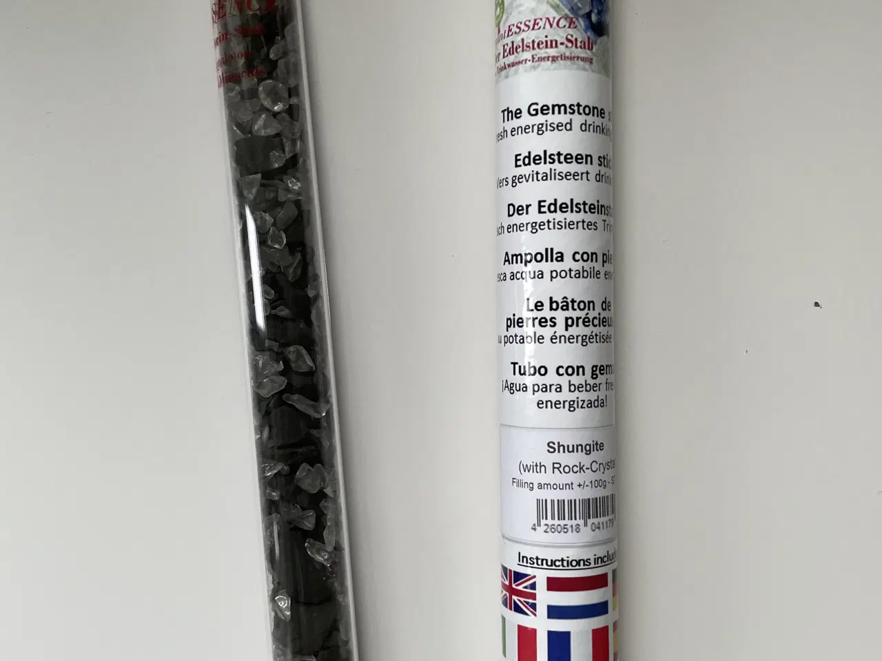 Billede 1 - Vandstav med shungite og bjergkrystaller