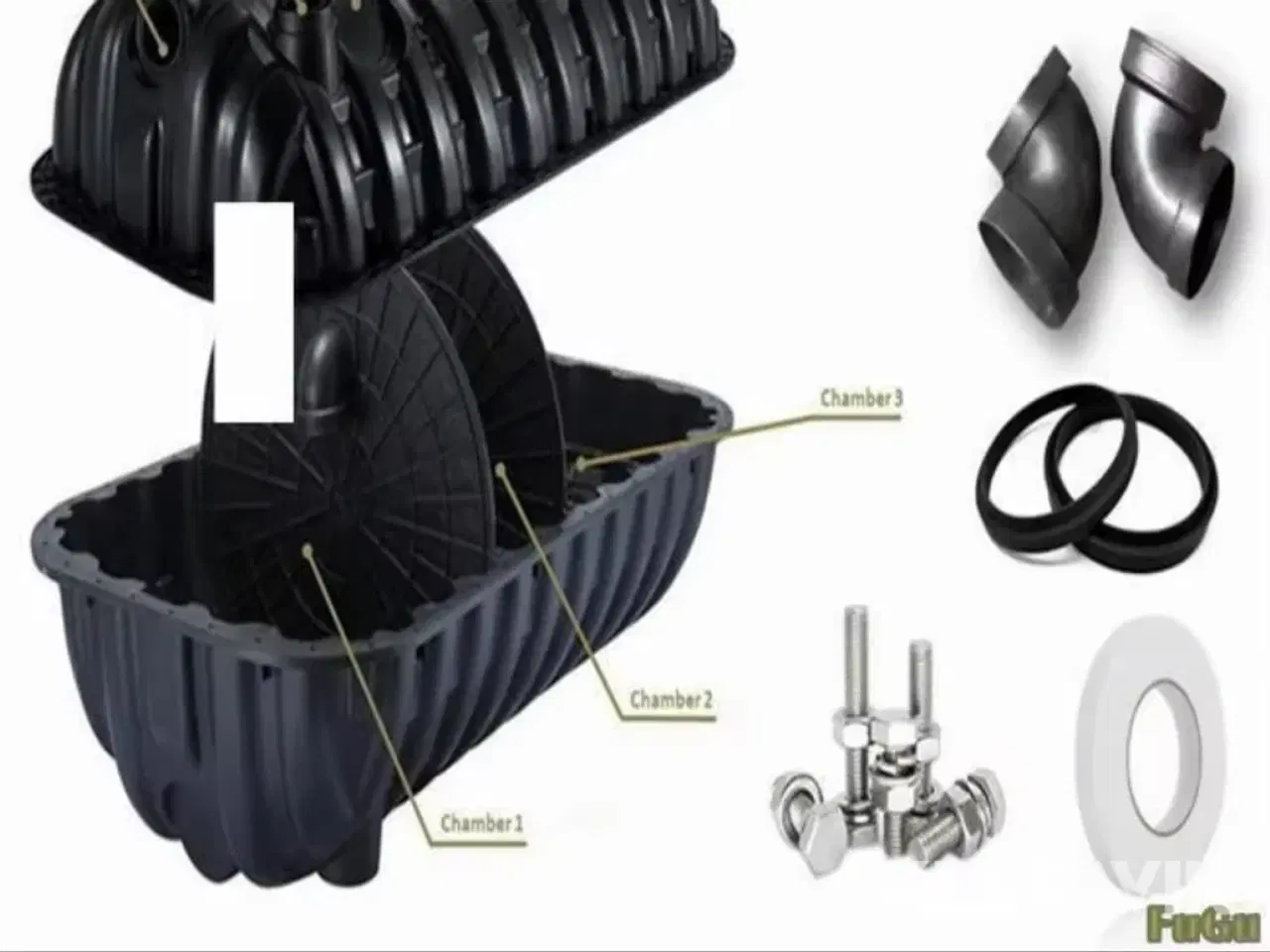 Billede 7 - Septiktank 2000 liter - 1 styk