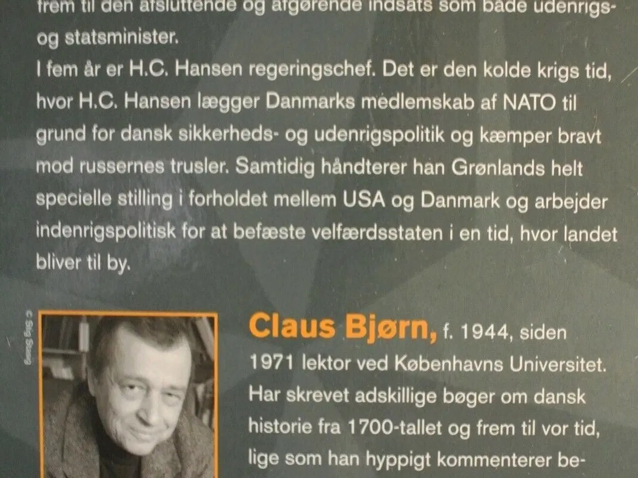 Billede 3 - h. c. hansen - en biografi, af claus bjørn