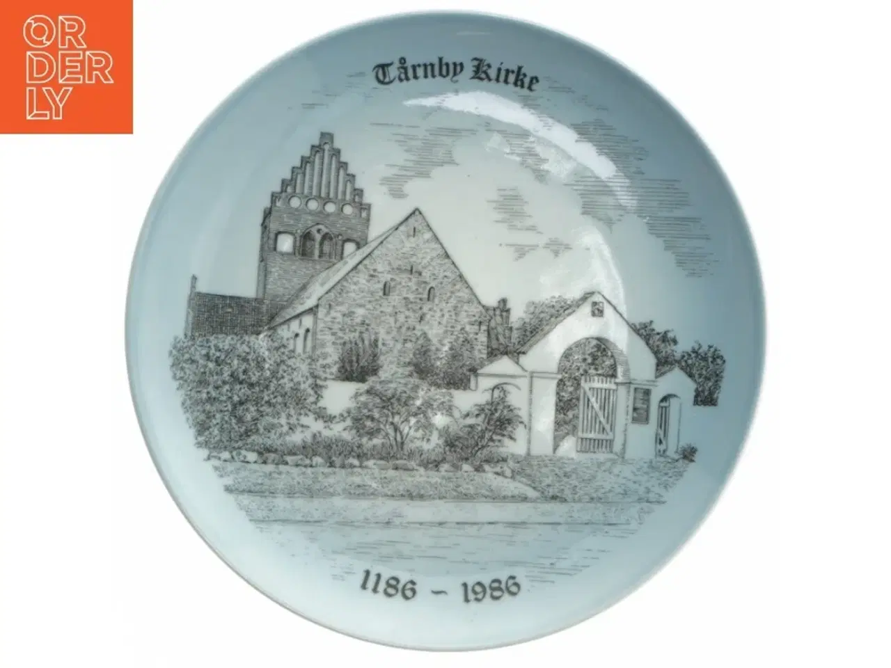 Billede 1 - Bing & Grøndahl dekorativ porcelænstallerken fra Bing & Grøndahl (str. Ø 18 cm)