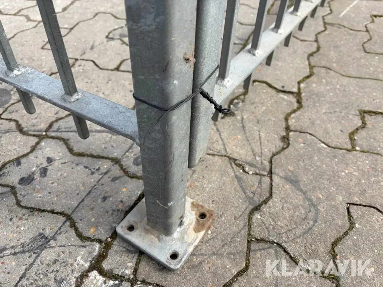 Billede 10 - Gelænder med låge varmegalvaniseret