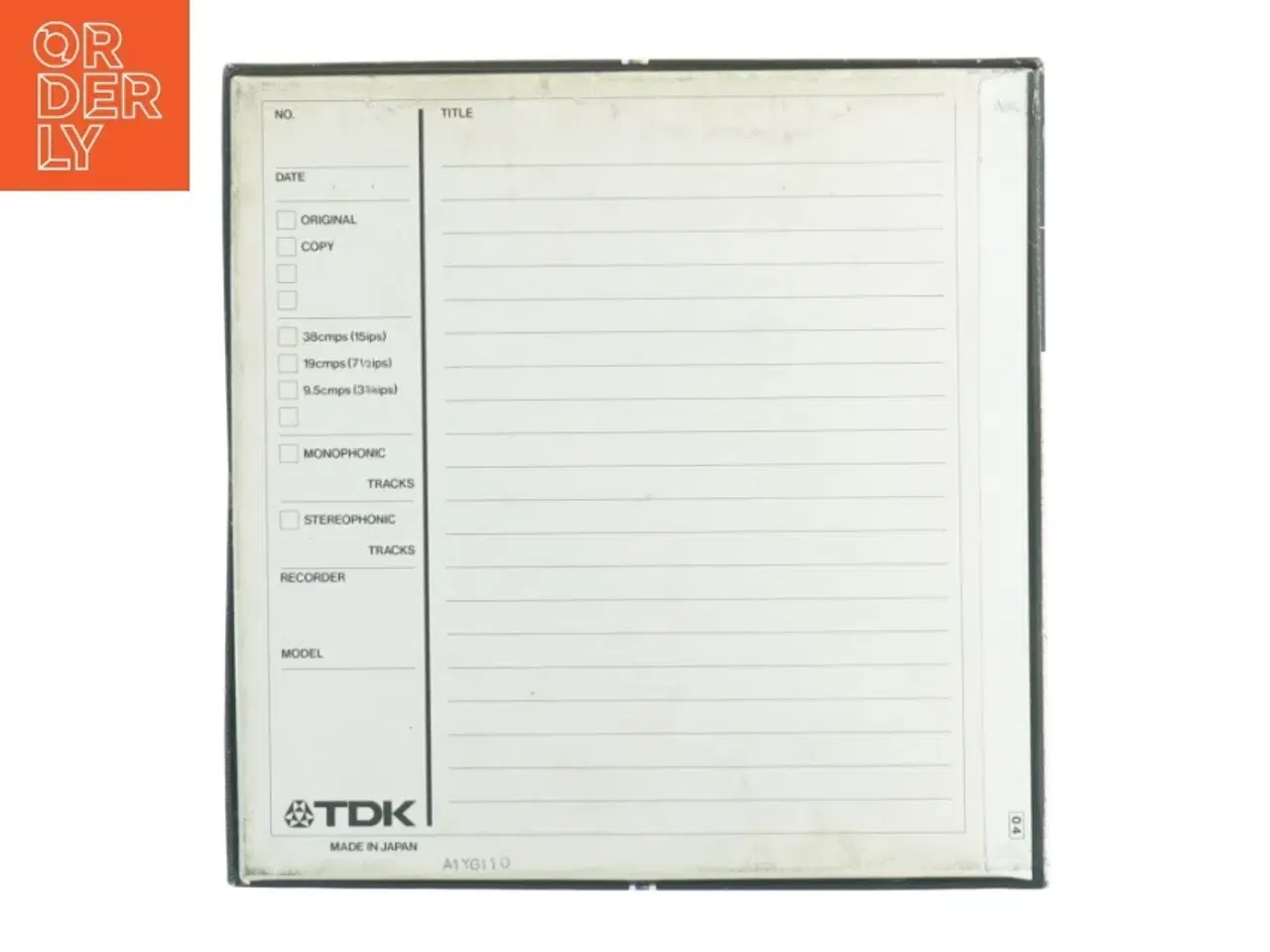 Billede 3 - TDK GX35-90B Spolebånd enkelt splejsning