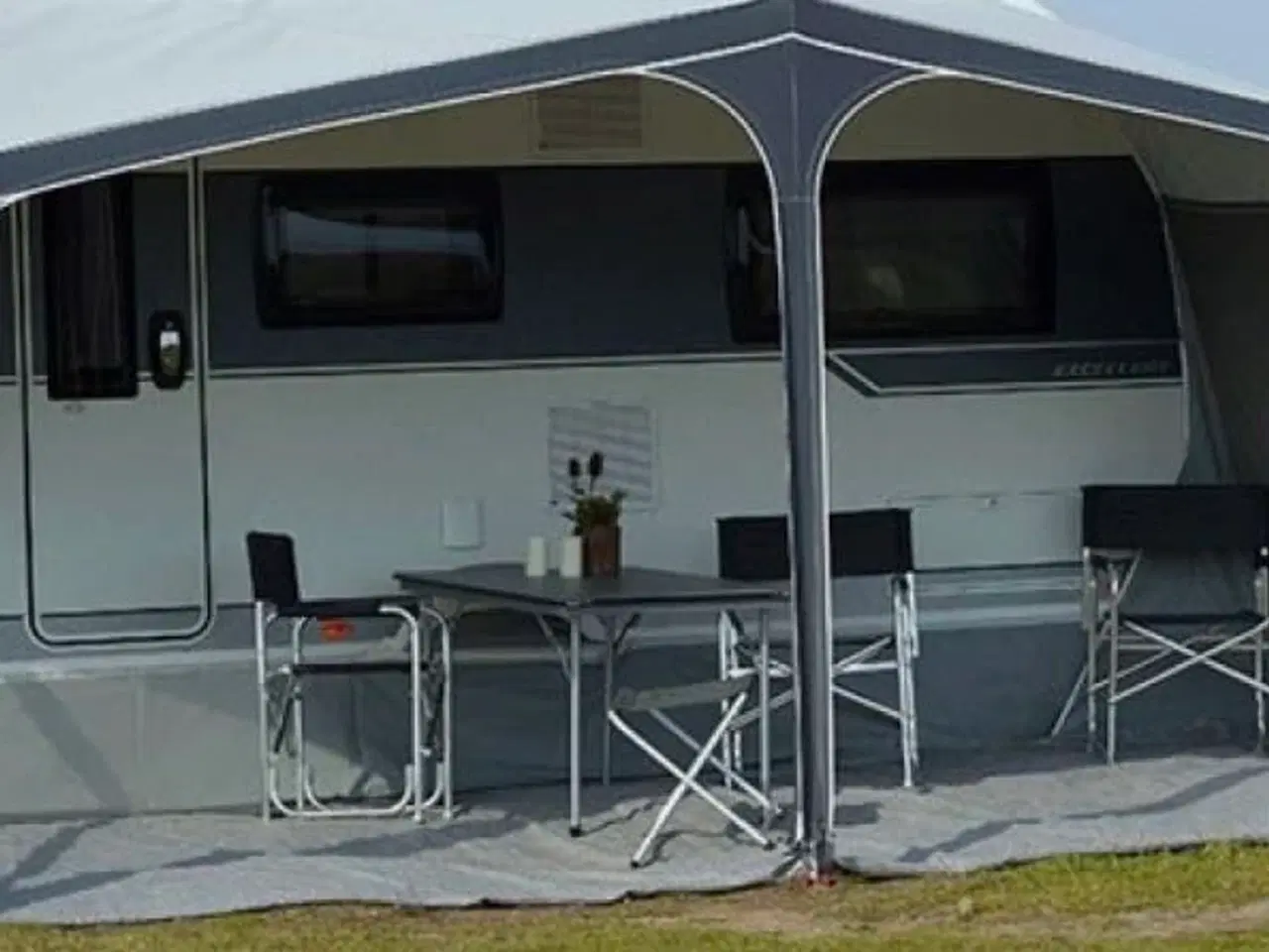 Billede 1 - Solsejl Isabella med Carbon stænger