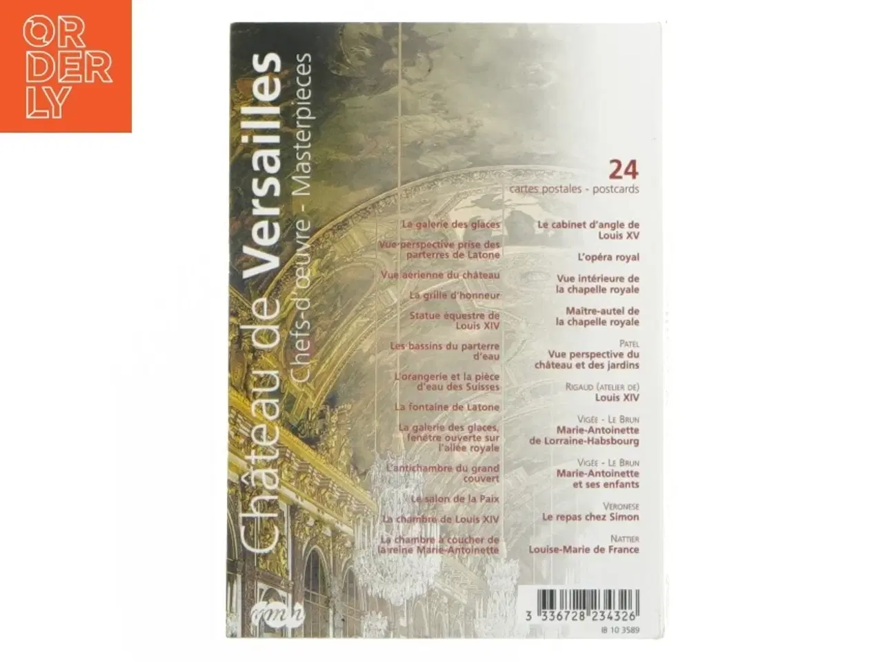 Billede 3 - Château de Versailles postkort sæt fra RMN (str. 15x10,5 cm)