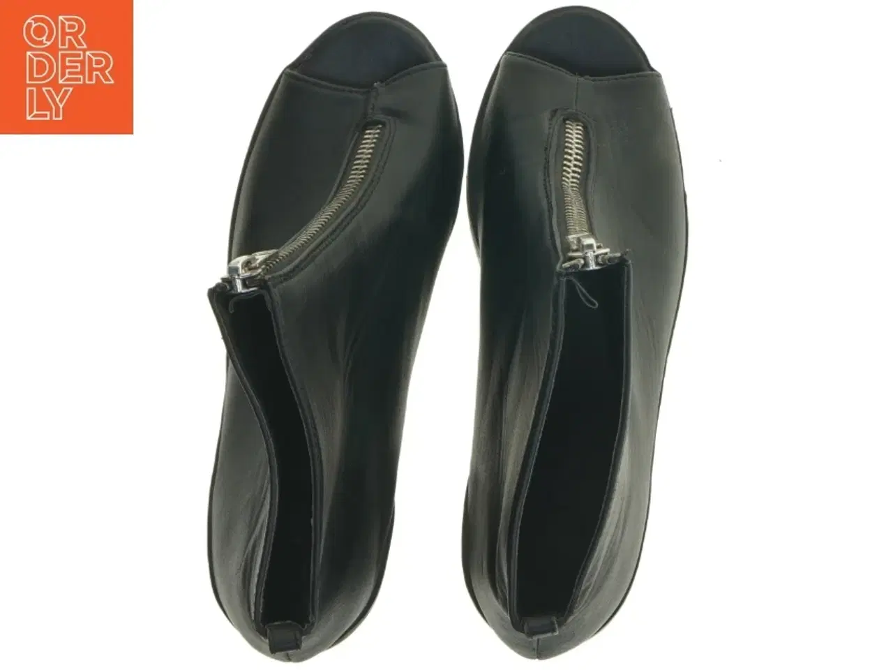 Billede 5 - Sort ankel støvle med lynlås (str. Længde, 23 cm)