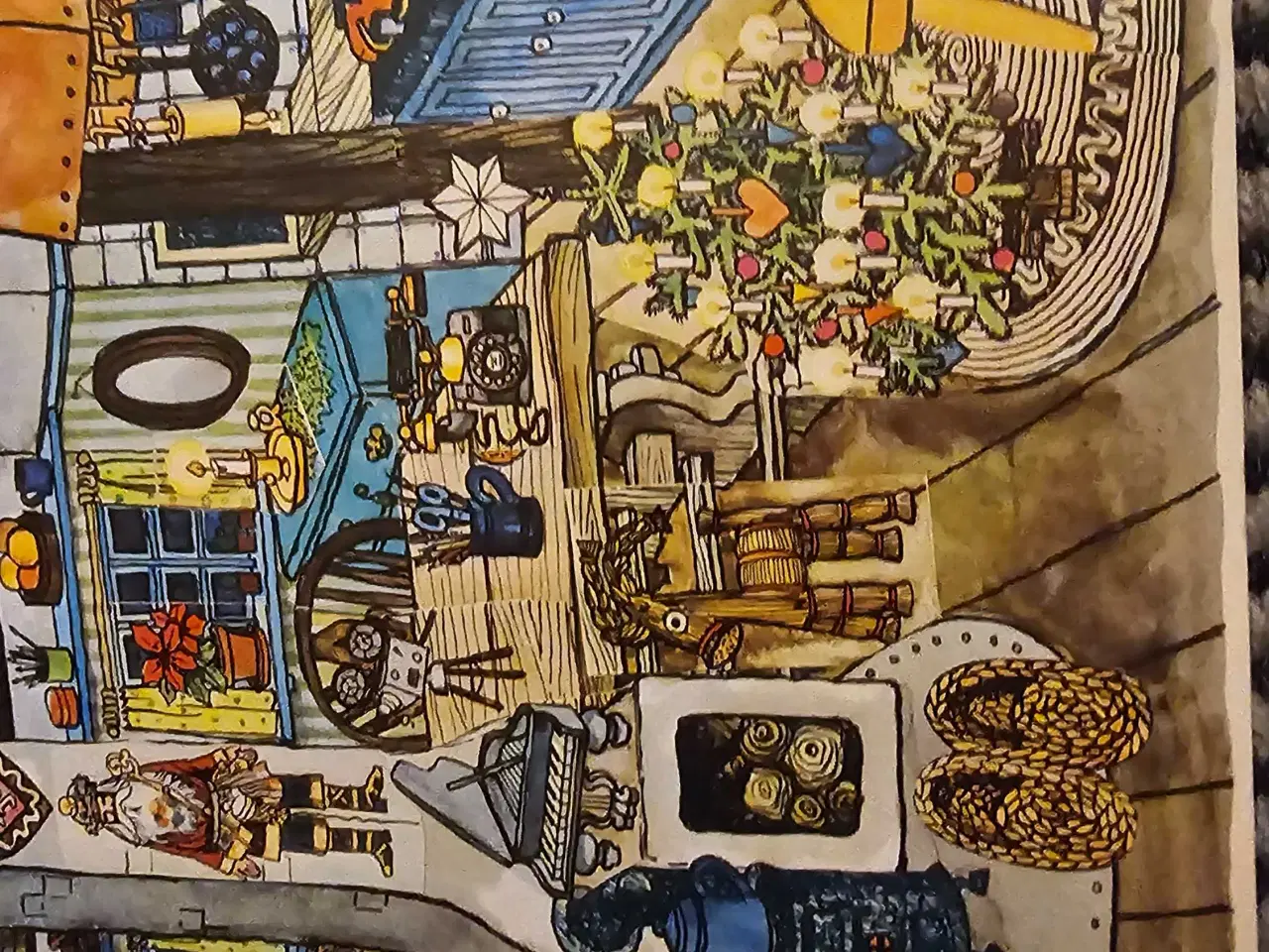 Billede 2 - Ingrid og lillebror julekalender fra 1971