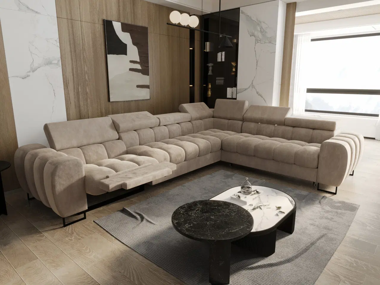 Billede 7 - ASPER MAX RELAX HJØRNESOFA 330x260 CM