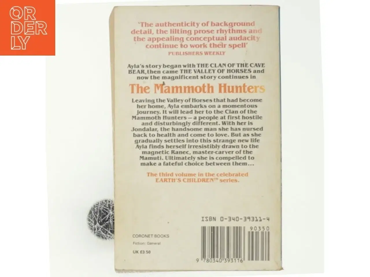 Billede 3 - The mammoth hunters af Jean M. Auel (Bog)