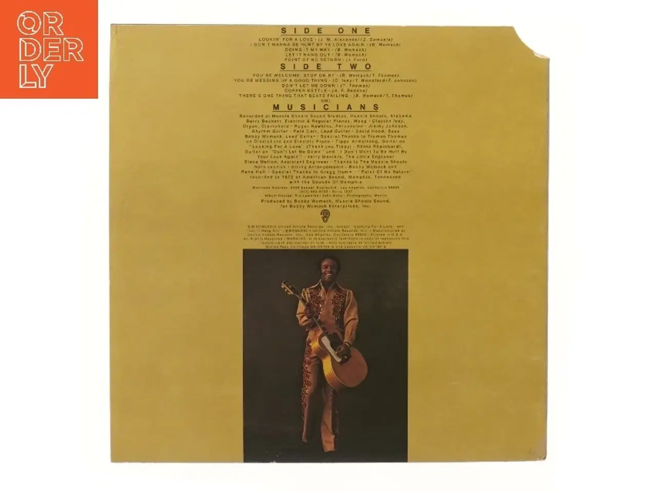 Billede 2 - Bobby Womack vinyl album - Lookin&#39; For A Love Again