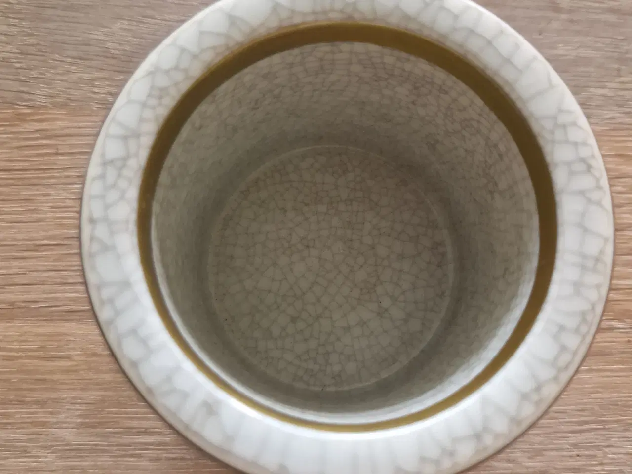 Billede 1 - Krakele '/ porcelænskrukke fra Royal Copenhagen. 