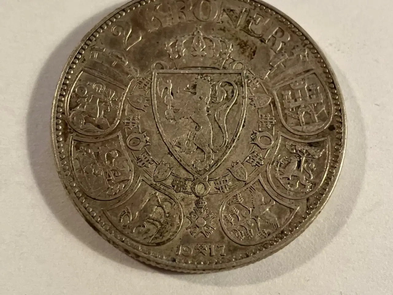 Billede 1 - 2 Kroner 1917 Norge