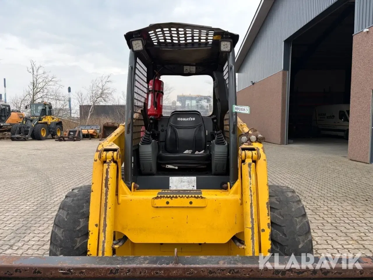 Billede 11 - Minilæsser Komatsu SK1020-5 skridstyret læsser
