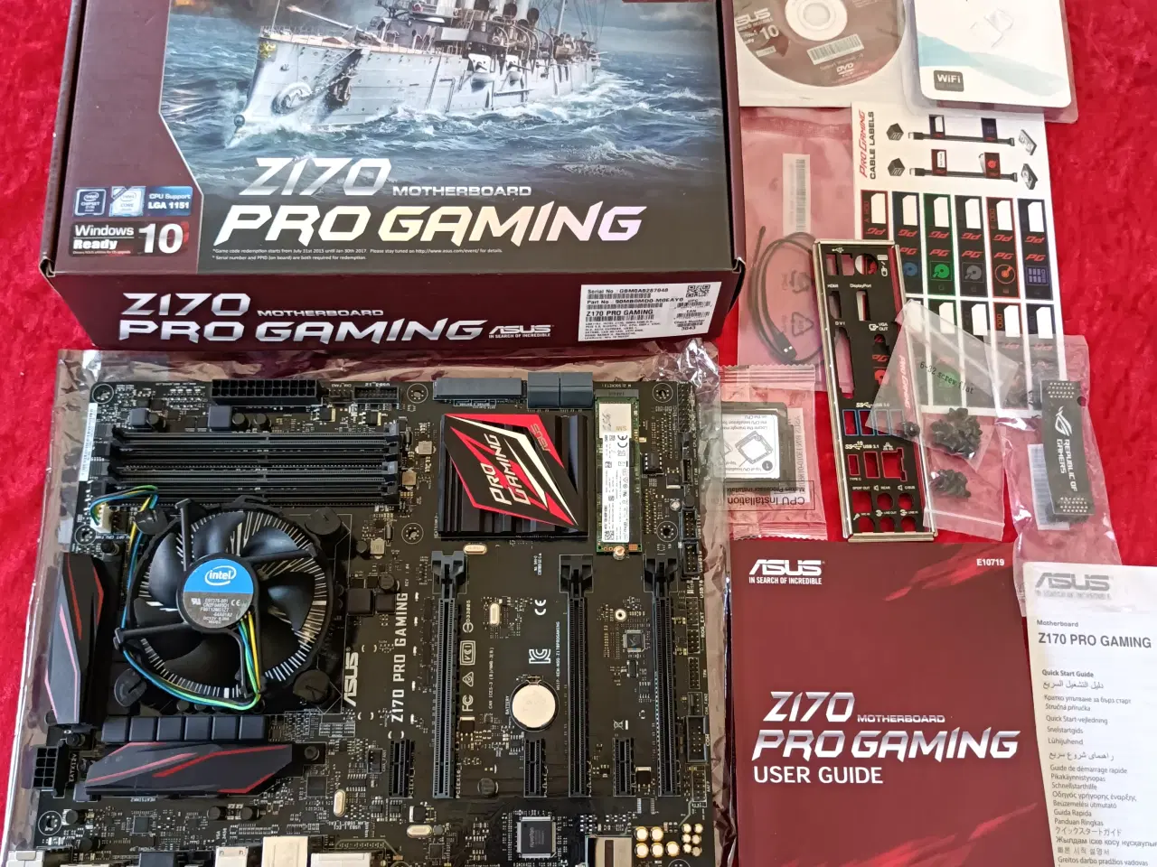 Billede 1 - Asus Z170 Mainboars med cpu - nvme 256gb