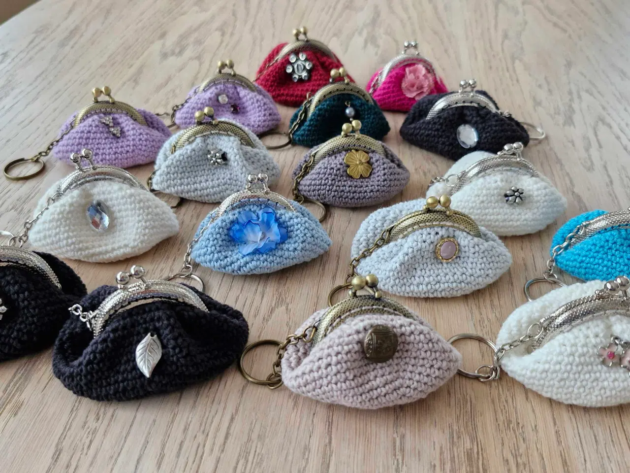 Billede 1 - Søde nøglerings minitasker 