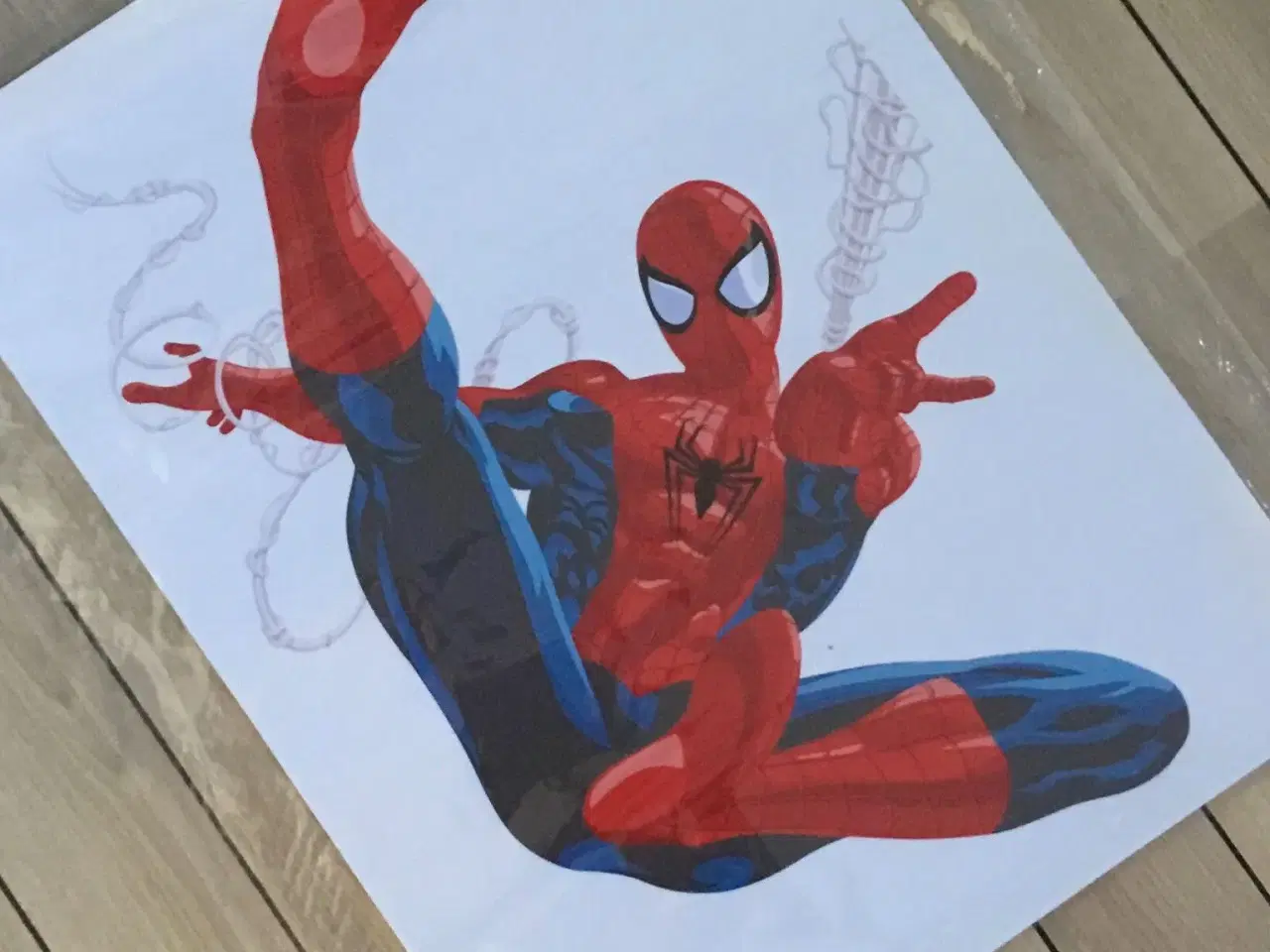 Billede 4 - Spiderman wallstickers wallsticker med Spiderman