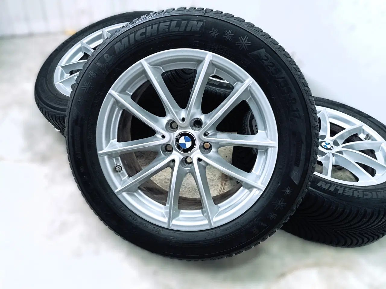Billede 3 - 5x112 17" ET27 nav 66,6ø BMW vintersæt inkl.TPMS