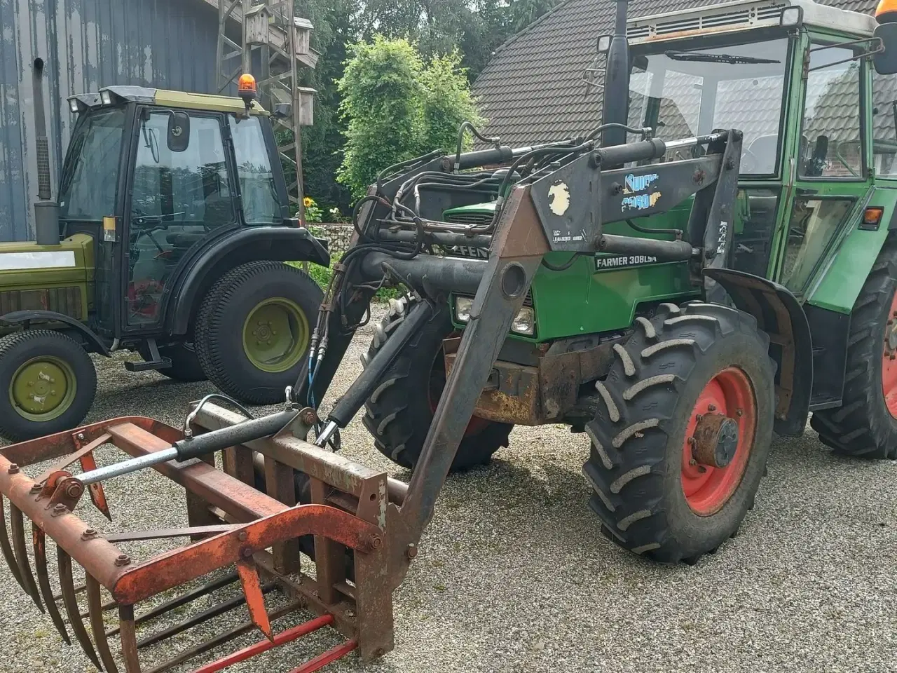 Billede 1 - Fendt 308 LSA med frontlæsser (momsfri)