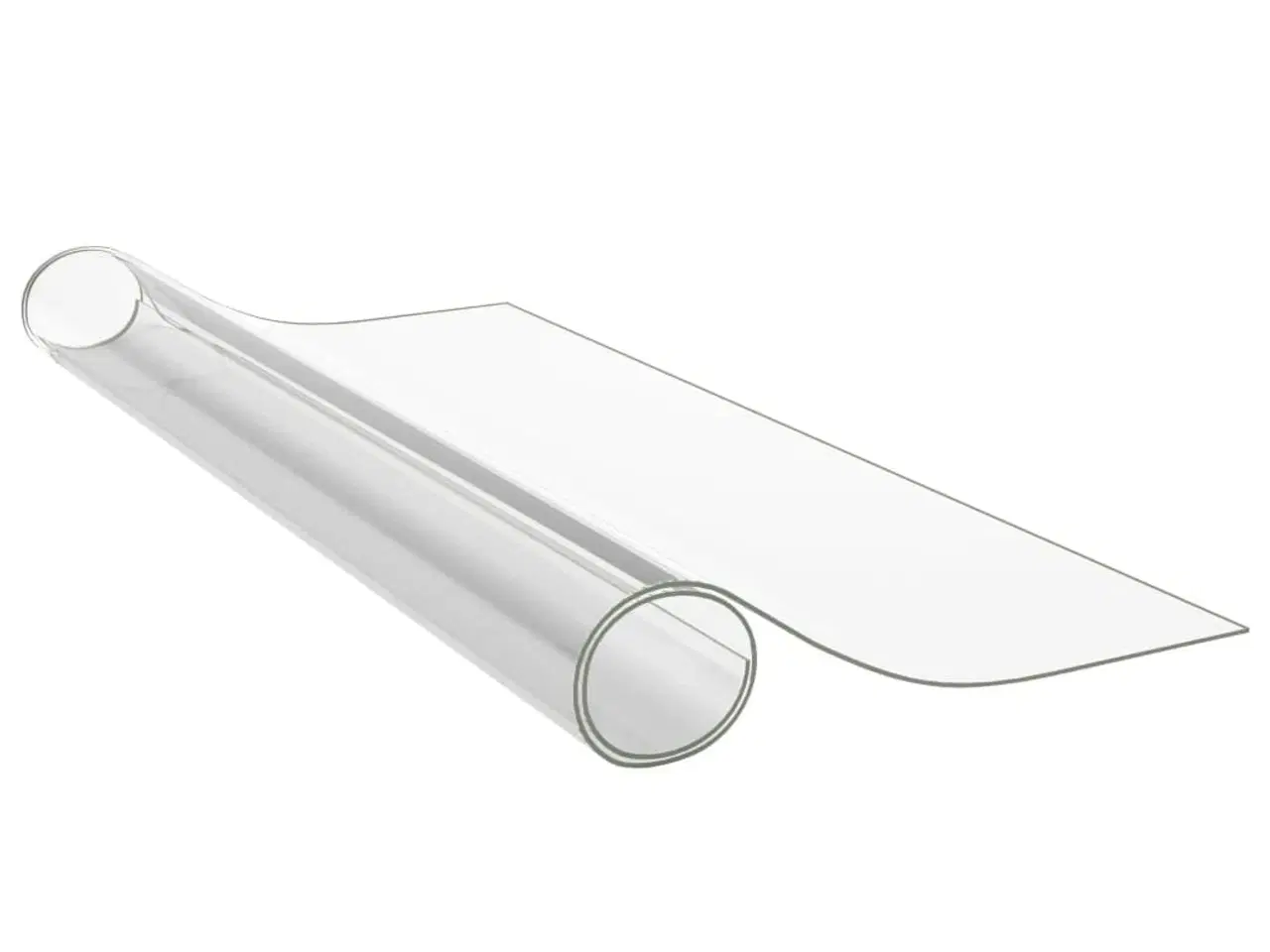 Billede 5 - Bordbeskytter 180x90 cm 2 mm PVC transparent