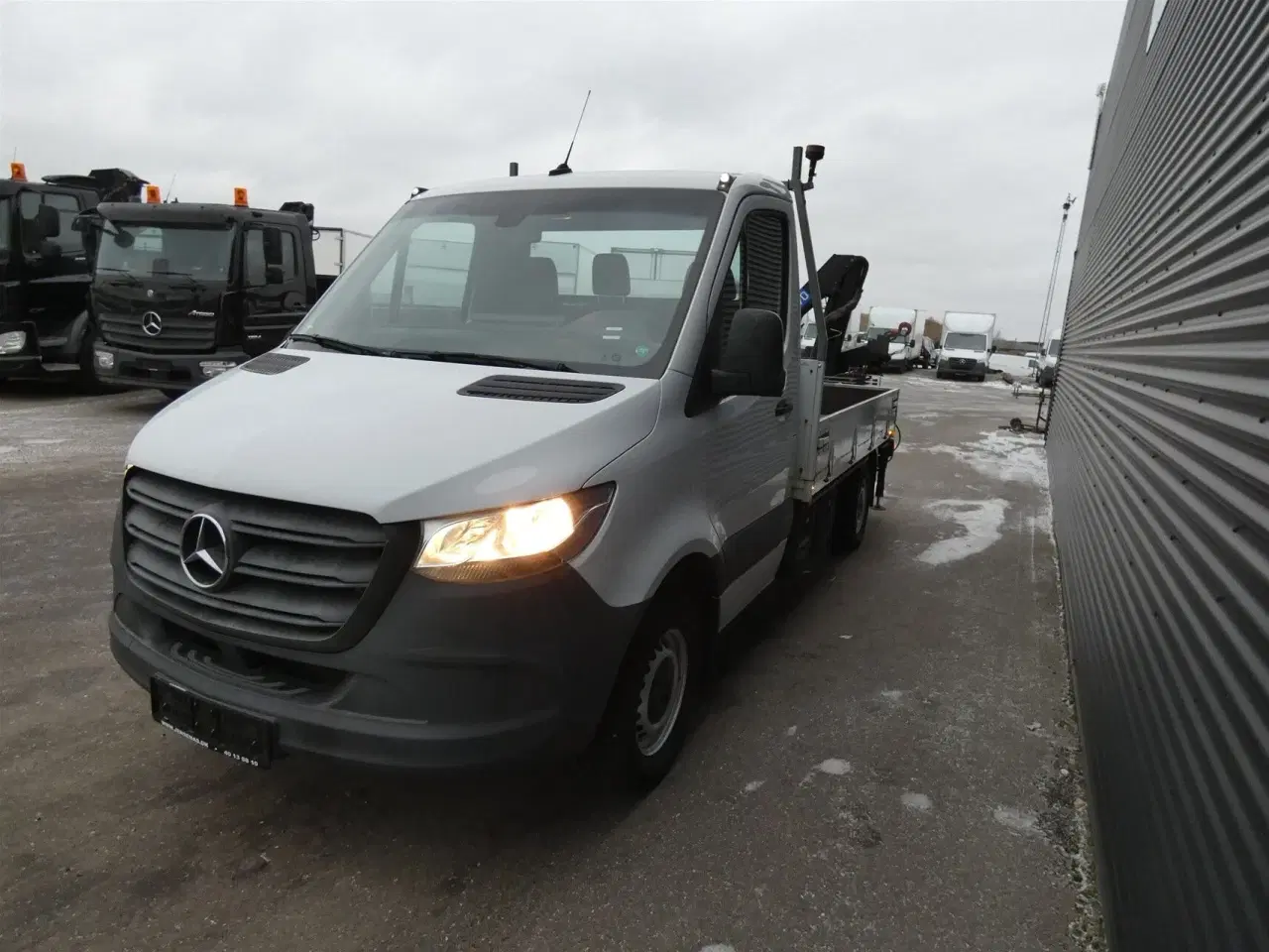 Billede 7 - Mercedes-Benz Sprinter 316 2,1 CDI Kranbil RWD 163HK Ladv./Chas. Man.