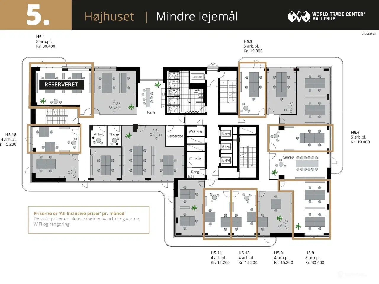 Billede 15 - Fleksible kontorlejemål i internationalt miljø