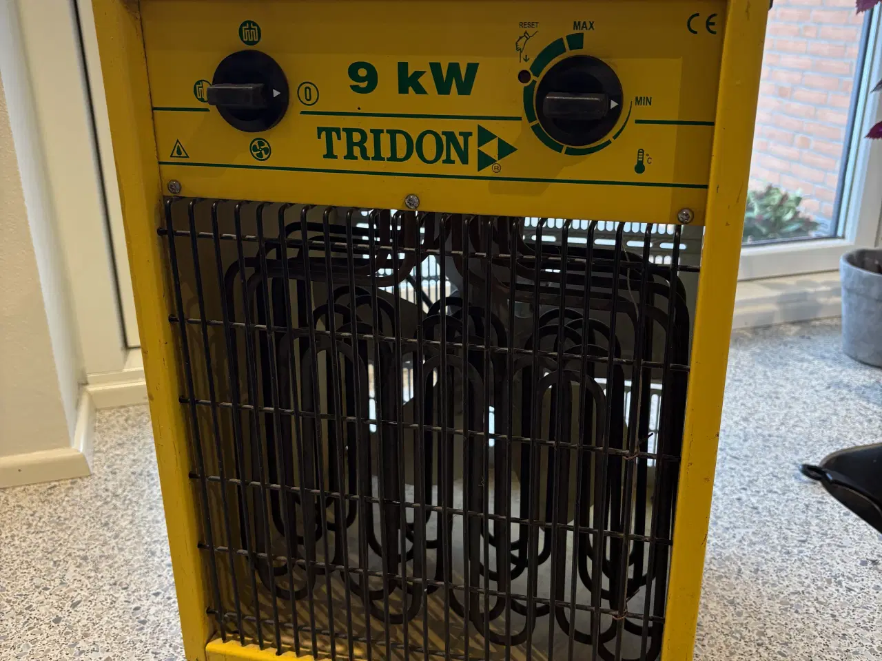 Billede 1 - Tridon 9 kW Varmeblæser Gul