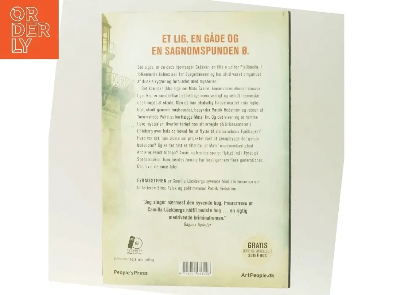 Billede 3 - Fyrmesteren : kriminalroman (Klassesæt) af Camilla Läckberg (Bog)