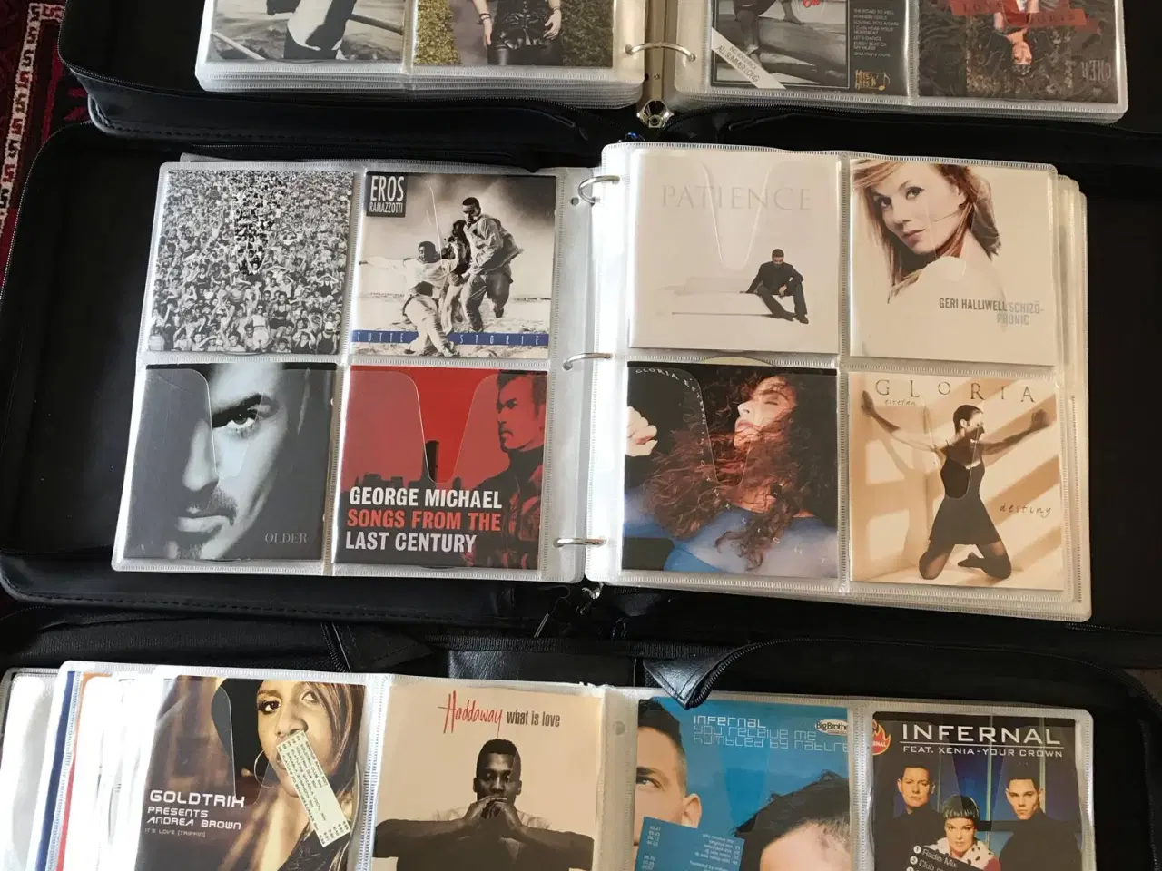 Billede 3 - 300 cd'er i 3 praktiske cd tasker 