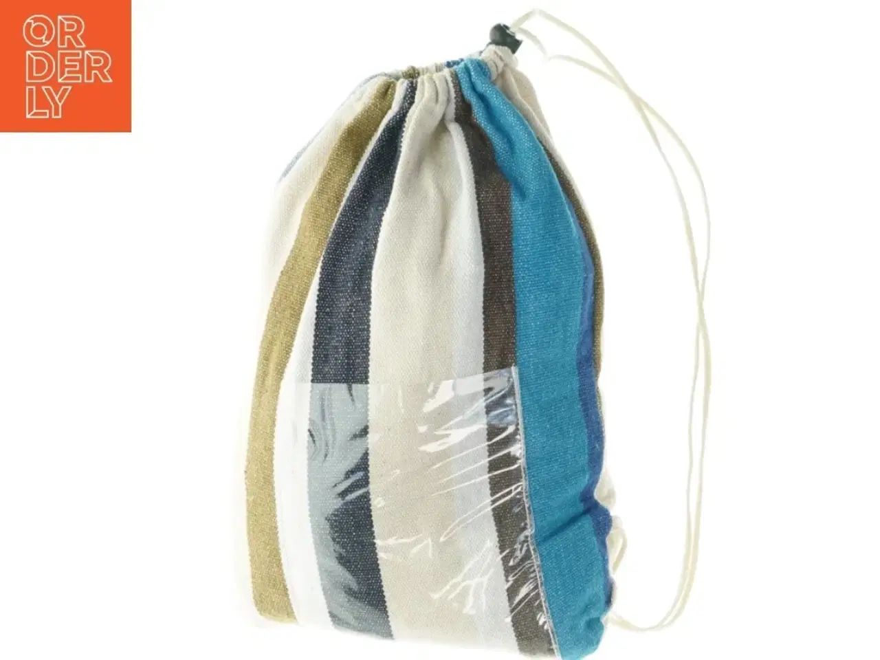 Billede 2 - Stribet hængekøje fra Biltema (str. Ikke angivet)