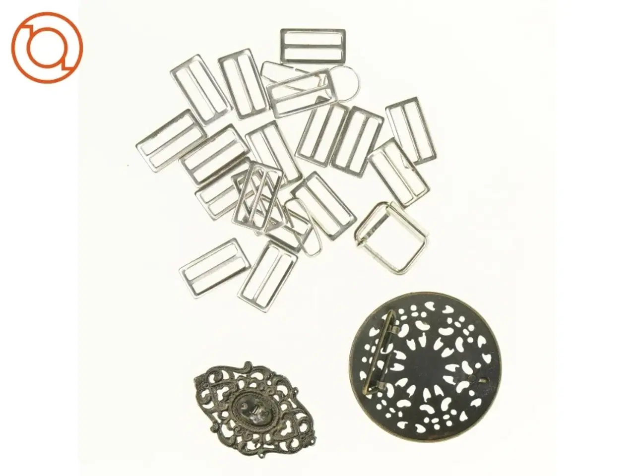 Billede 4 - Assorteret bæltespænder (str. 8 x 8 cm 4 x 2 cm)