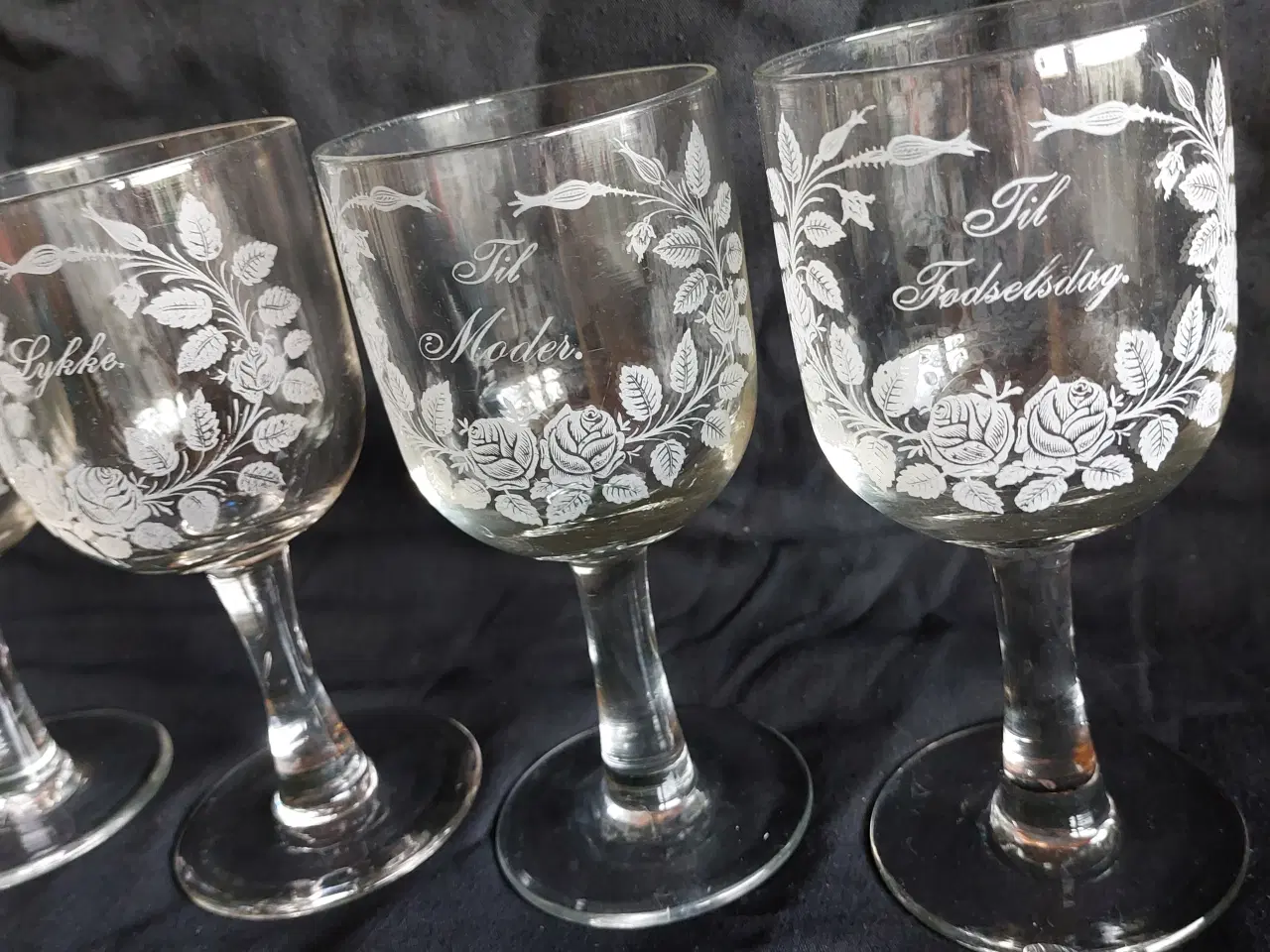 Billede 3 - 5 stk. ERINDRINGS GLAS - Kastrup kat. 1910 