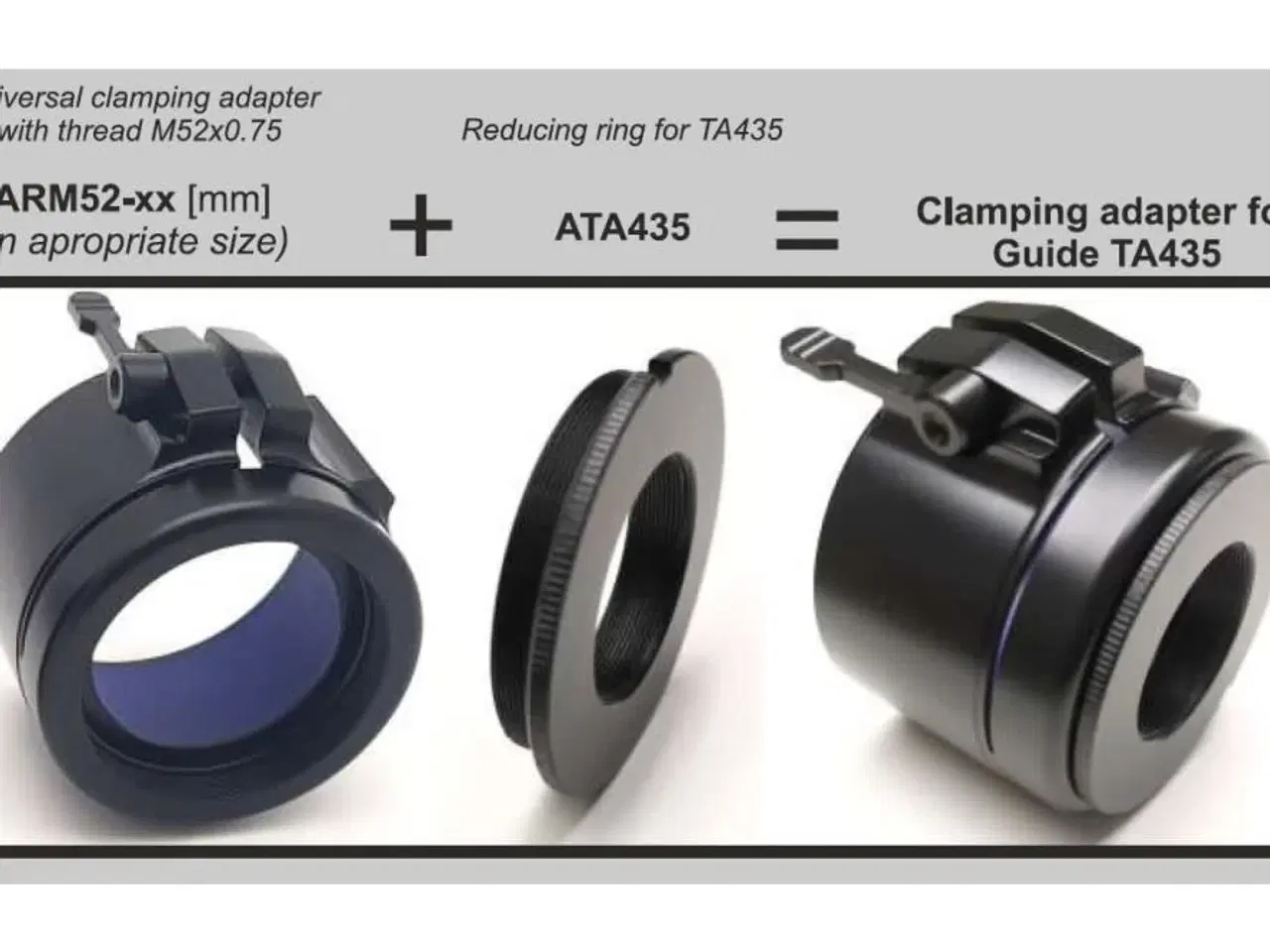 Billede 3 - Kikkert, Q-R adapter/montage