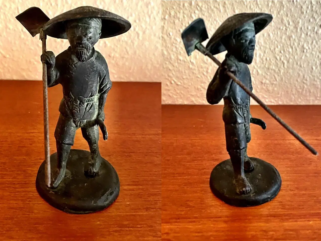 Billede 1 - * Japansk bonde - i bronze