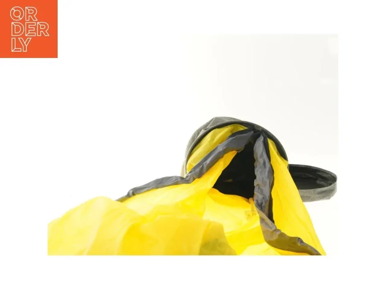 Billede 4 - Grå opbevaringskurv med låg (str. 31x Ø 30 cm)