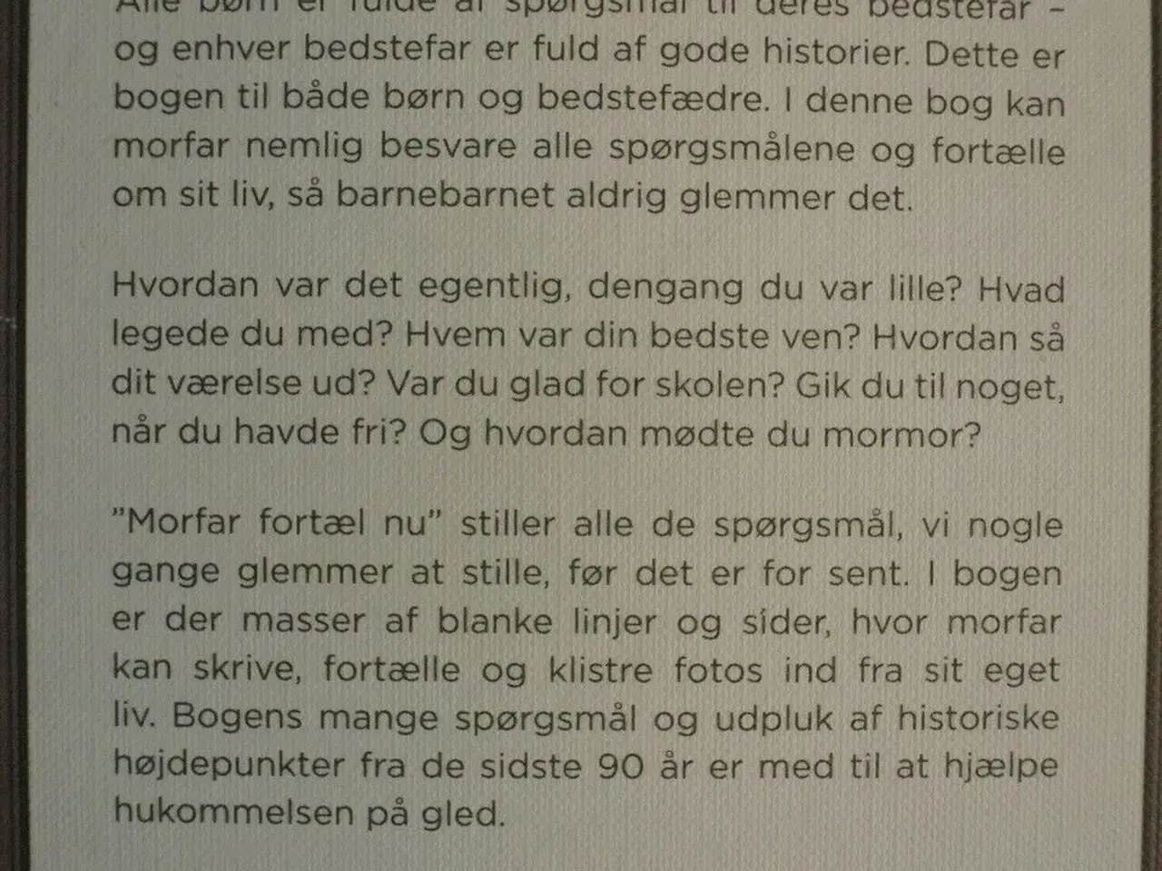 Billede 3 - morfar fortæl nu - giv dine erindringer videre, af